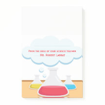 Flaskavetenskapslärare anteckningsbok