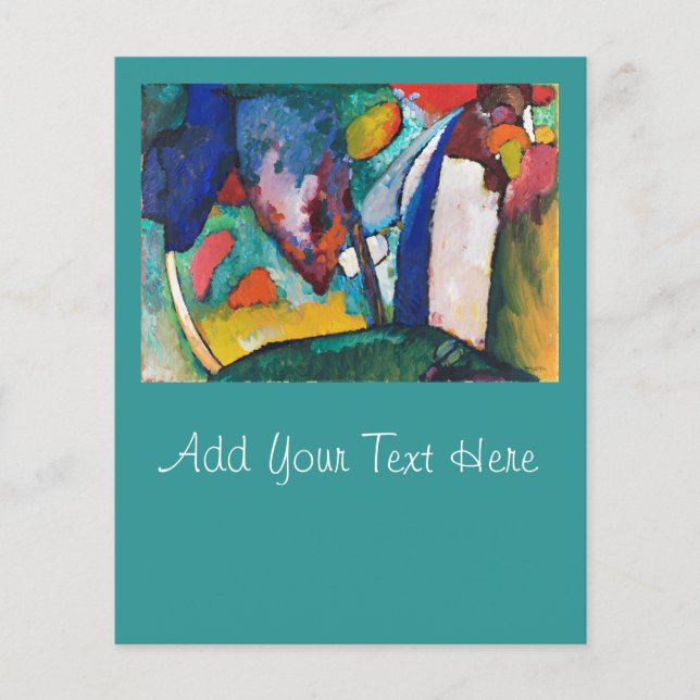 FLASKKORT: KANDINSKY: VATTENFALLET (Framsida)