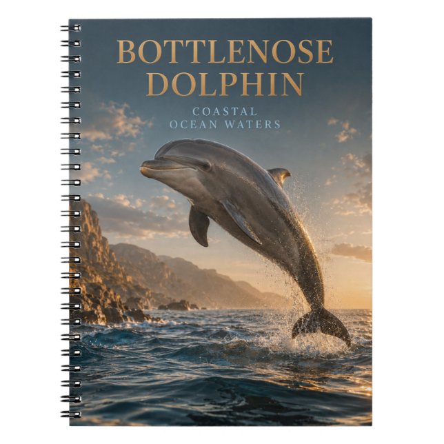 Flasknosdelfin Kusthavet DJUR Anteckningsbok (Framsidan)
