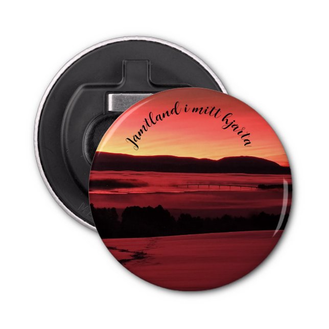 Flasköppnare Jämtland i mitt hjärta  (Framsidan)