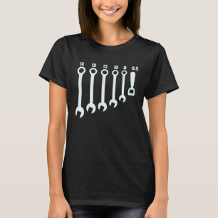 Flasköppnare Skruvnyckel Verktyg för Män T Shirt