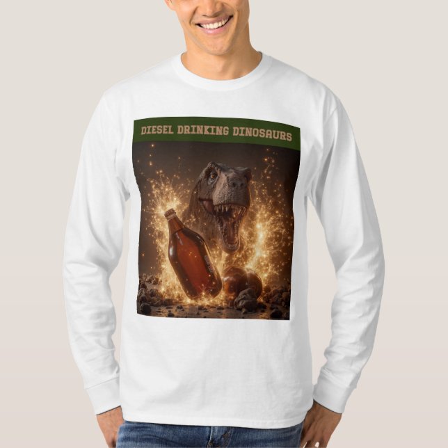 Flaskor av öl som bröts t shirt (Framsida)