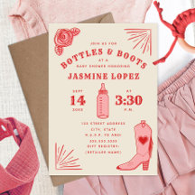 Flaskor & Boots Cowgirl Baby Shower