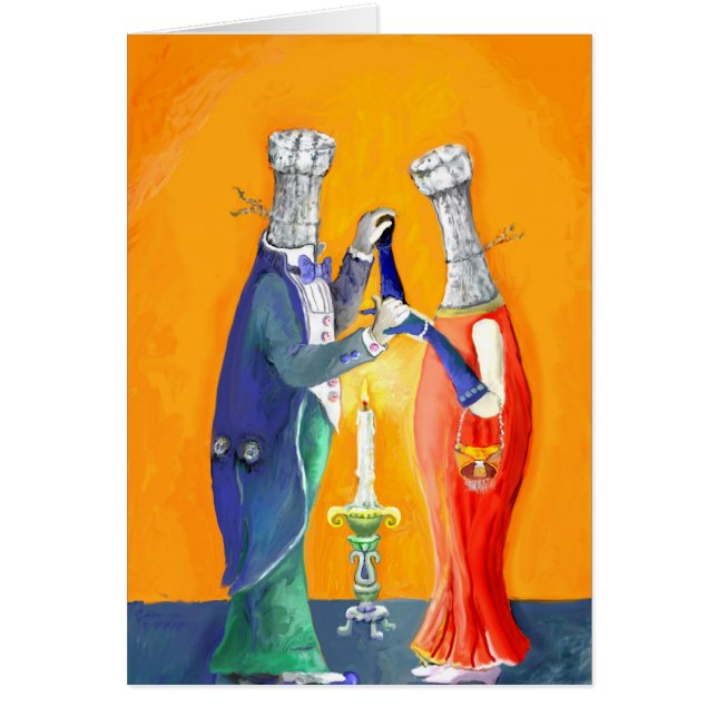 *Flaskor dans* Hälsningskort (Framsidan)
