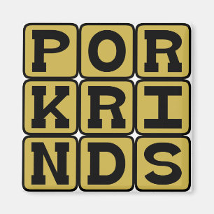 Fläskspräskor, griskrydda magnet