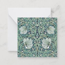 FLASKT ANMÄRKNINGskort: WILLIAM MORRIS: PIMPERNEL Anteckningskort