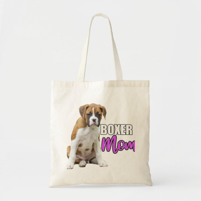 Flasy Fawn Boxer Puppy - Boxer Mamma Tygkasse (Framsidan)