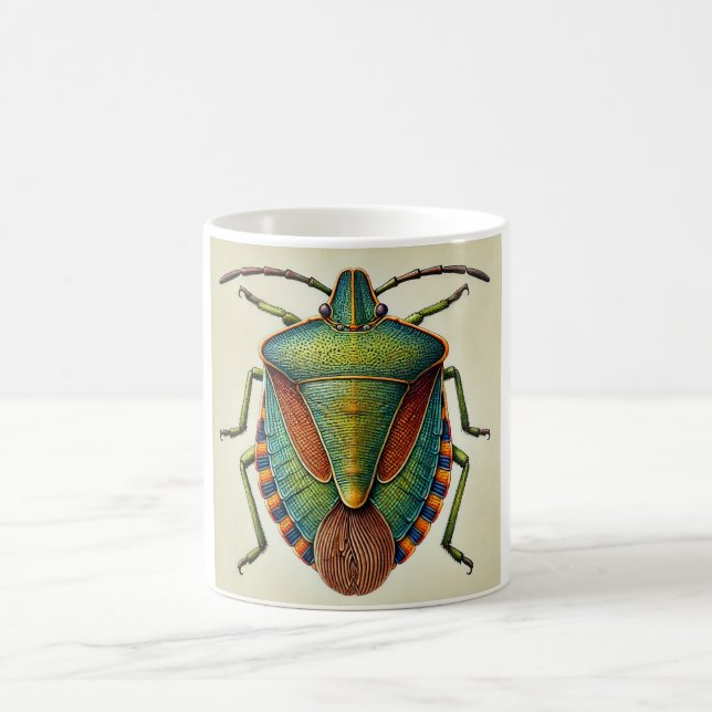 Flat Bug 081024IREF250 - Watercolor Kaffemugg (Center)