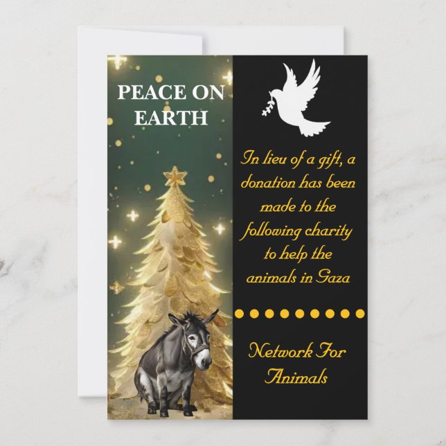 Flat Card Announcement Tack Kort (Baksida)