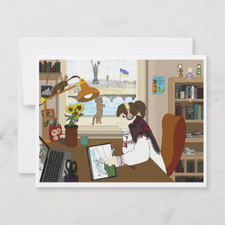 Flat Card-flicka i Ukraina