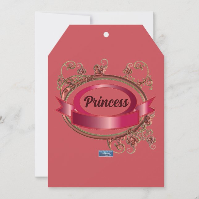 Flat Cards 6 Rosa(Rosa Princess)RFPMDesigns ©️ 202 (Framsida)