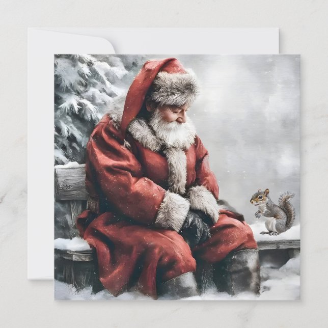 Flat Christmas Card Julkort (Framsida)