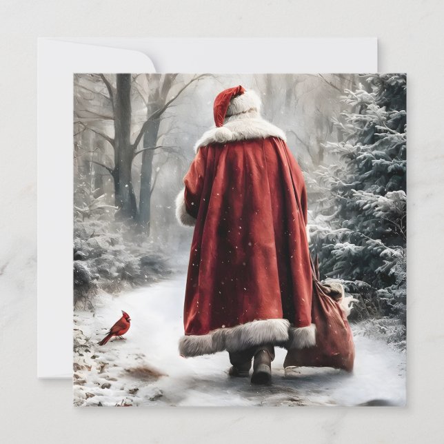 Flat Christmas Card Julkort (Framsida)