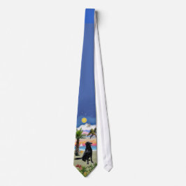 Flat Coated Retriever - Palm Beach Slips