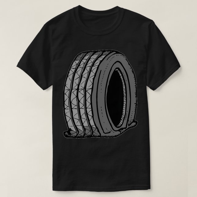 Flat Däck  T Shirt (Design framsida)