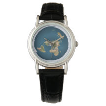 Flat Earth Karta efter amerikansk geologisk unders