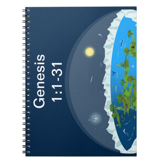 Flat Earth Kids Puzzle Anteckningsbok (Framsidan)