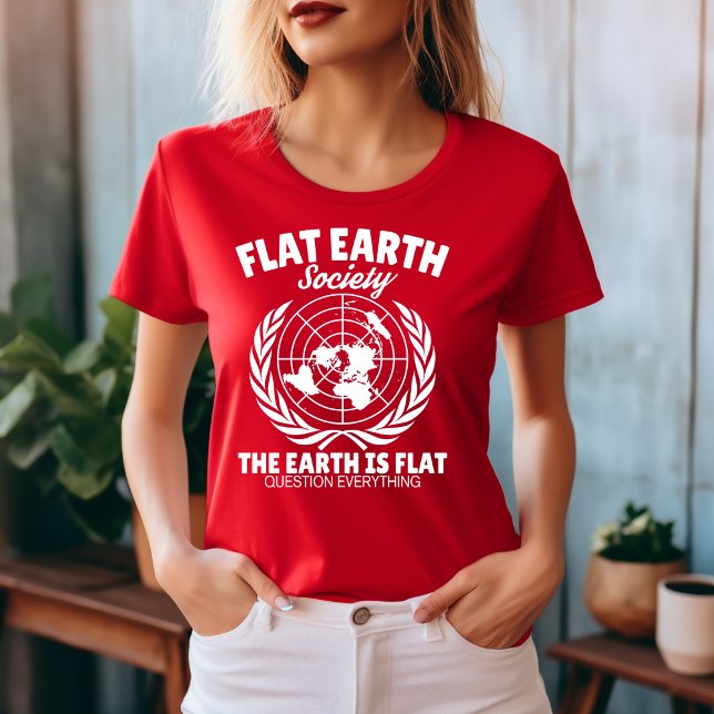 Flat Earth Society T-Shirt (Skapare uppladdad)