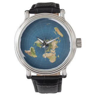 Flat Earth Watch Armbandsur