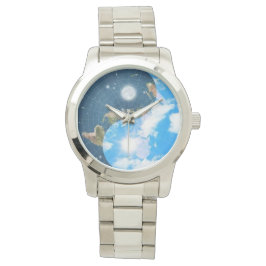 Flat Earth Yin Yang Watch - Manar Armbandsur