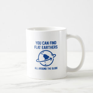 Flat Earthers Globe Kaffemugg