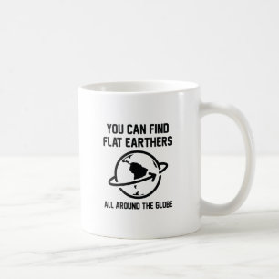 Flat Earthers Globe Kaffemugg
