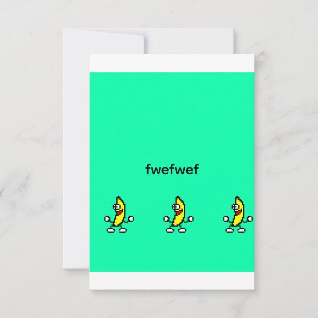 Flat Greeting Card Kort (Framsida)