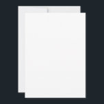 Flat Greeting Card Kort<br><div class="desc">Create your own white personalizable,  minimalist style which can be easily updated with your Photo and text. If you need any help personalizing this product,  please contact me using the message button below and I will be happy to help.</div>