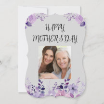 Flat Helgdag-kort för mor-dagen