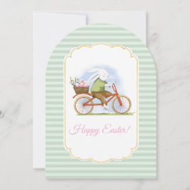 Flat Holiday Card "Happy Easter" . Inbjudningar