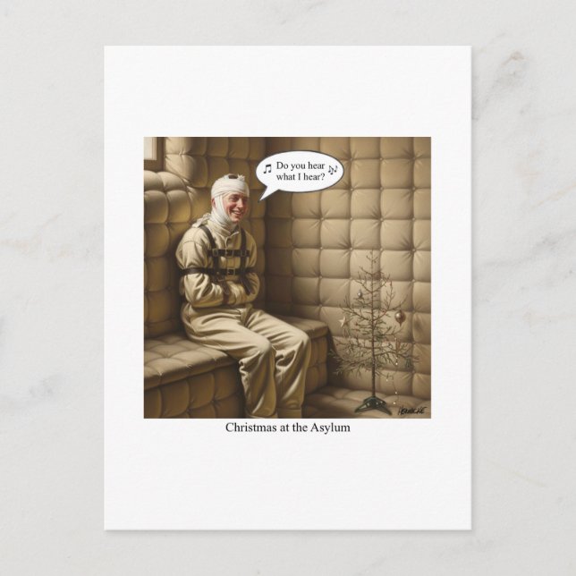 Flat Holiday Card Helg Vykort (Framsida)