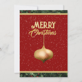 Flat Holiday Card Julkort