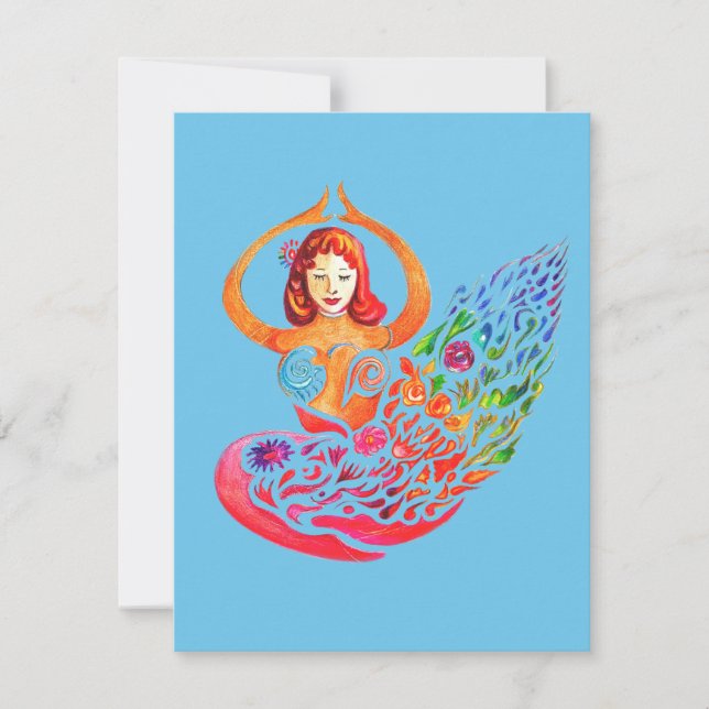 Flat Holiday Card Julkort (Framsida)