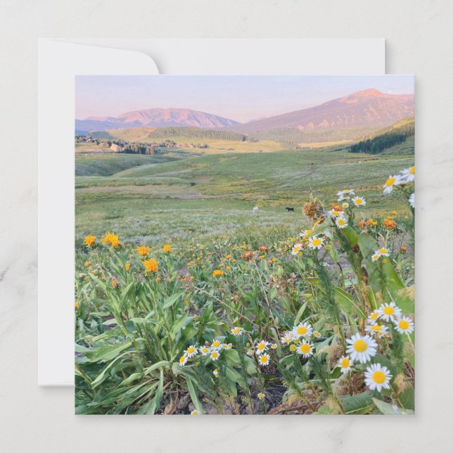 Flat Holiday Card Julkort (Framsida)