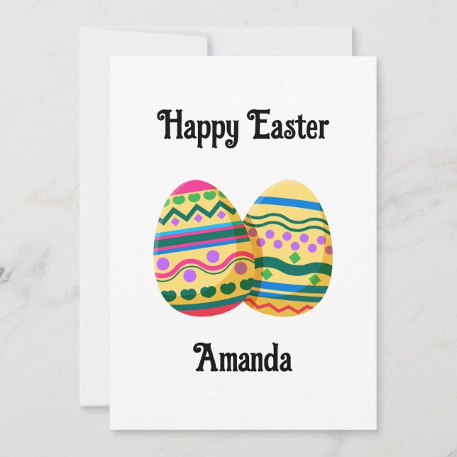 Flat Holiday Card Julkort (Framsida)