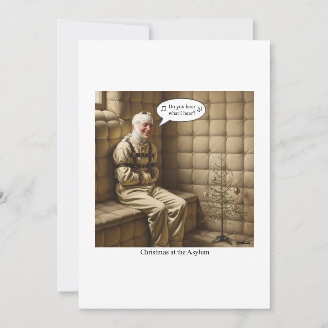 Flat Holiday Card Julkort (Framsida)