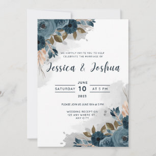 Flat Invitation, Size: 5" x 7", Paper: Matte, Enve Inbjudningar