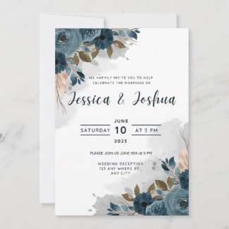 Flat Invitation, Size: 5" x 7", Paper: Matte, Enve Inbjudningar