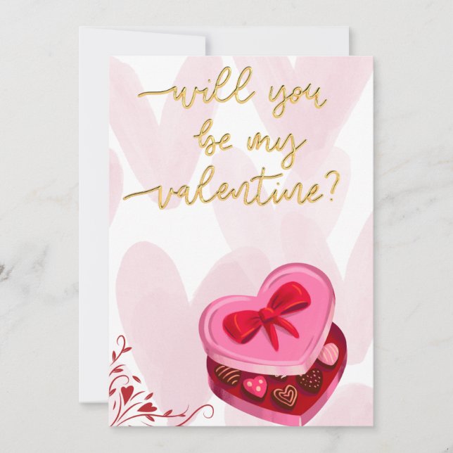 Flat Invitation, Size: 5" x 7", Paper: Signature M Inbjudningar (Framsida)