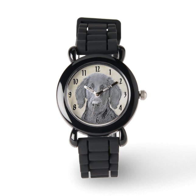 Flat Jackat återgivningsfärg - Originalbild av Hun Armbandsur (Framsida)