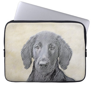 Flat Jackat återgivningsfärg - Originalbild av Hun Laptop Sleeve