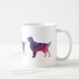 Flat-jackat Geometric Silhouette-återgivning - Ros Kaffemugg