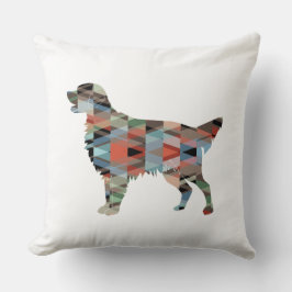 Flat-Jackat Geometric Silhouette-Play Kudde