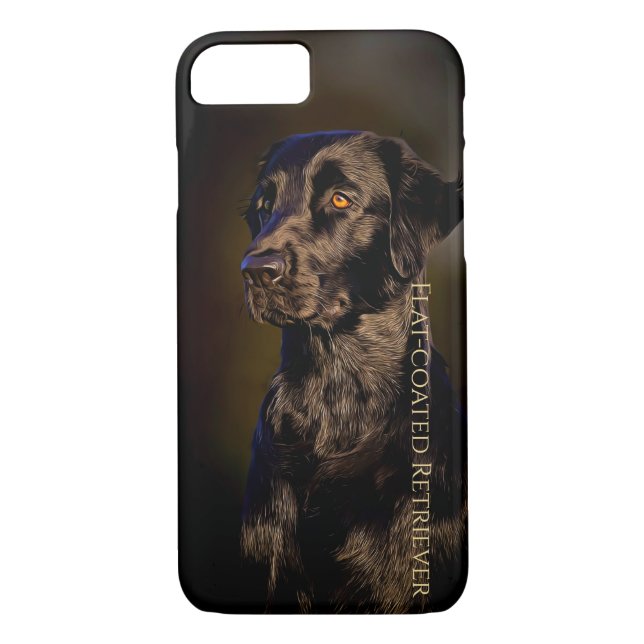 Flat-jackat Retriever iPhone/iPad-fall Case-Mate iPhone Skal (Baksida)