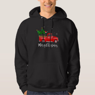 Flat Jackat Retriever Red Lastbil Julgran Xma Hoodie