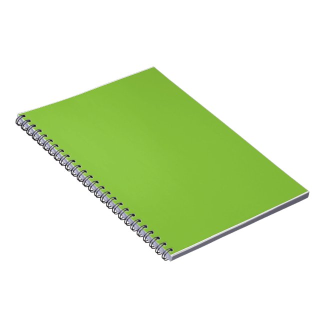 Flat Lime Green Background – School Texture Anteckningsbok (Högra Sidan)