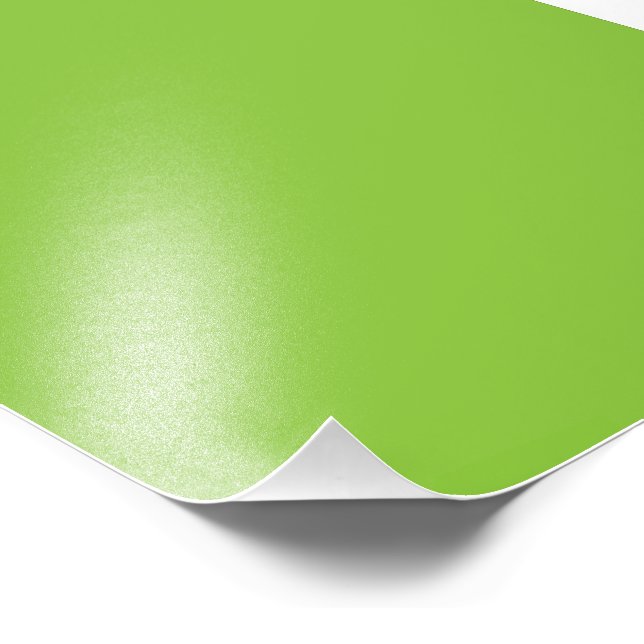 Flat Lime Green Background – School Texture Fototryck (Hörn)