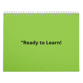 Flat Lime Green Background – School Texture Kalender