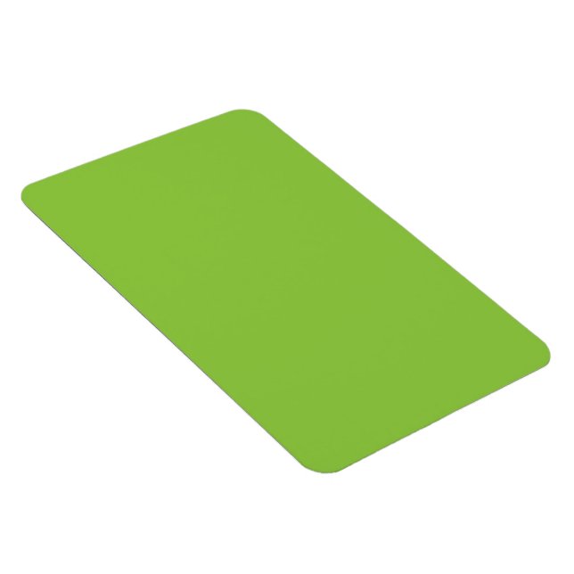 Flat Lime Green Background Texture  Magnet (Högersidan)