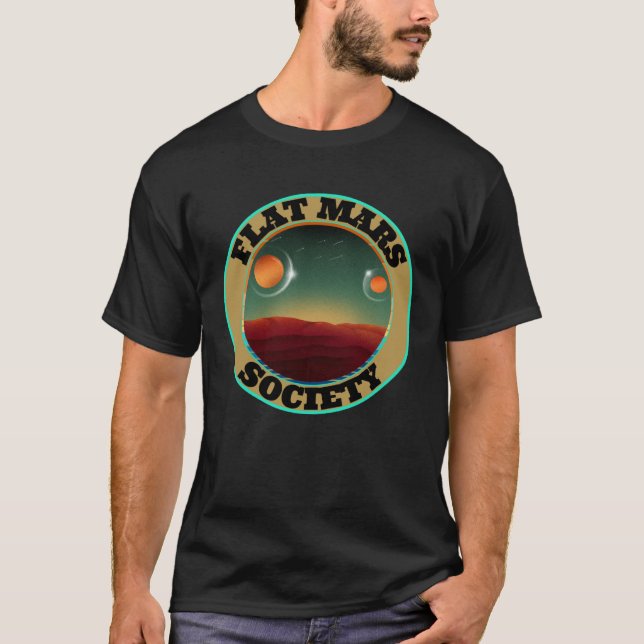 Flat Mars Society T Shirt (Framsida)